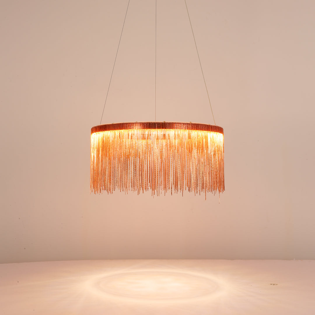 Freyza | Suspension dorée et argentée – Cuisine et salle à manger Art déco