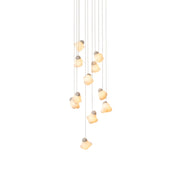 Freyza | Vasilen Ice Pier Black Glass Pendant Light – Kitchen Dining Room