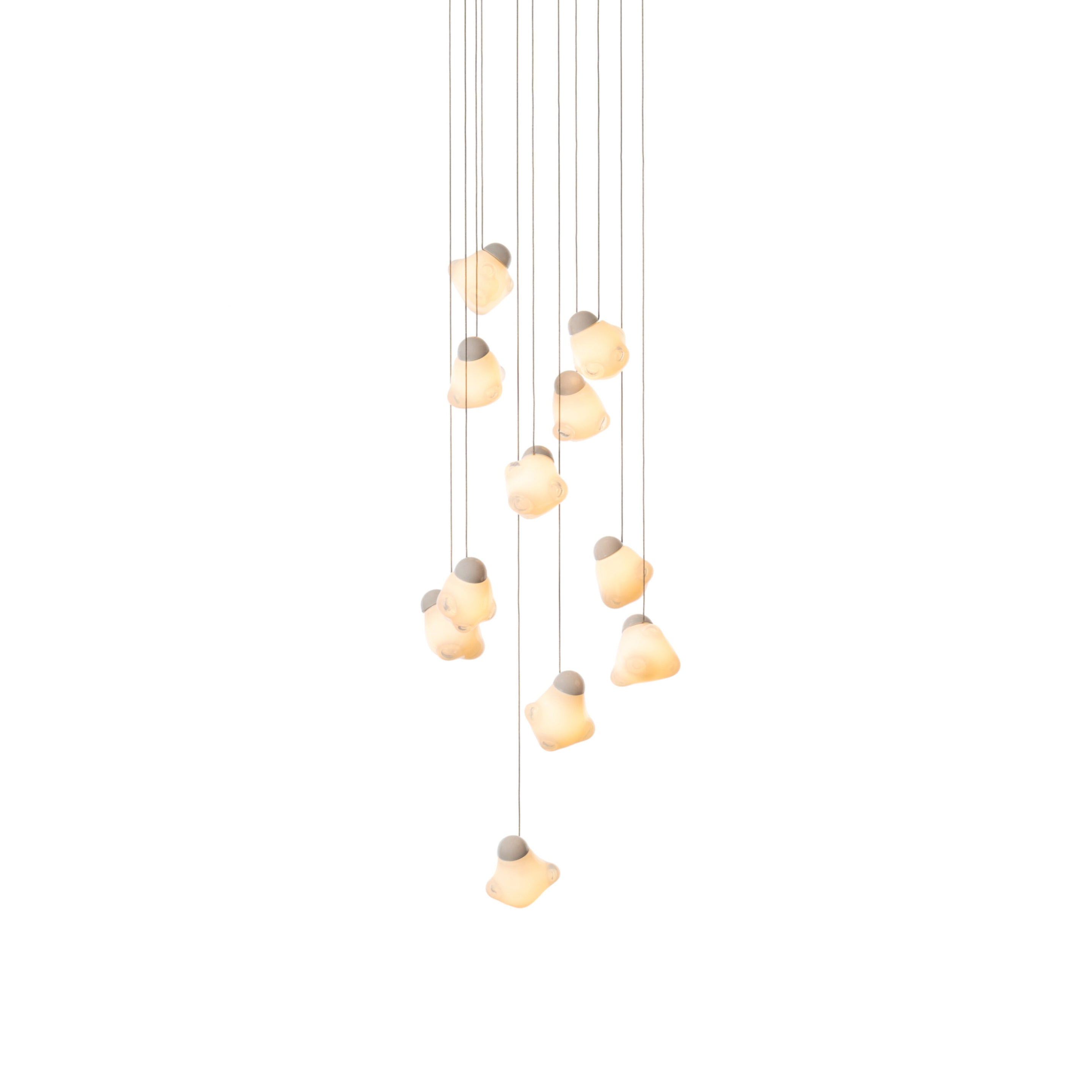 Freyza | Vasilen Ice Pier Black Glass Pendant Light – Kitchen Dining Room
