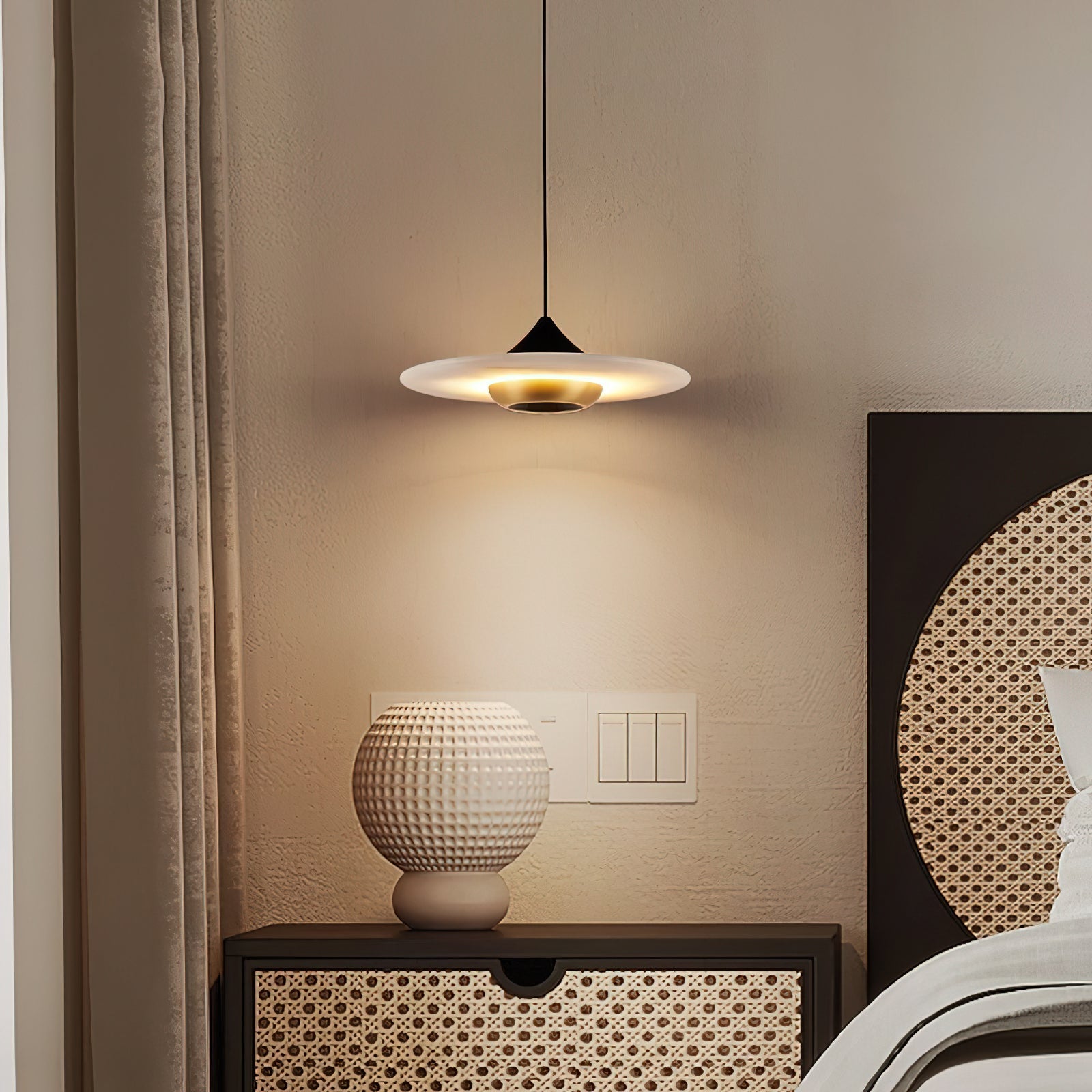 Freyza | Cimirora LED-Alabaster-Pendelleuchte – Küche, Esszimmer