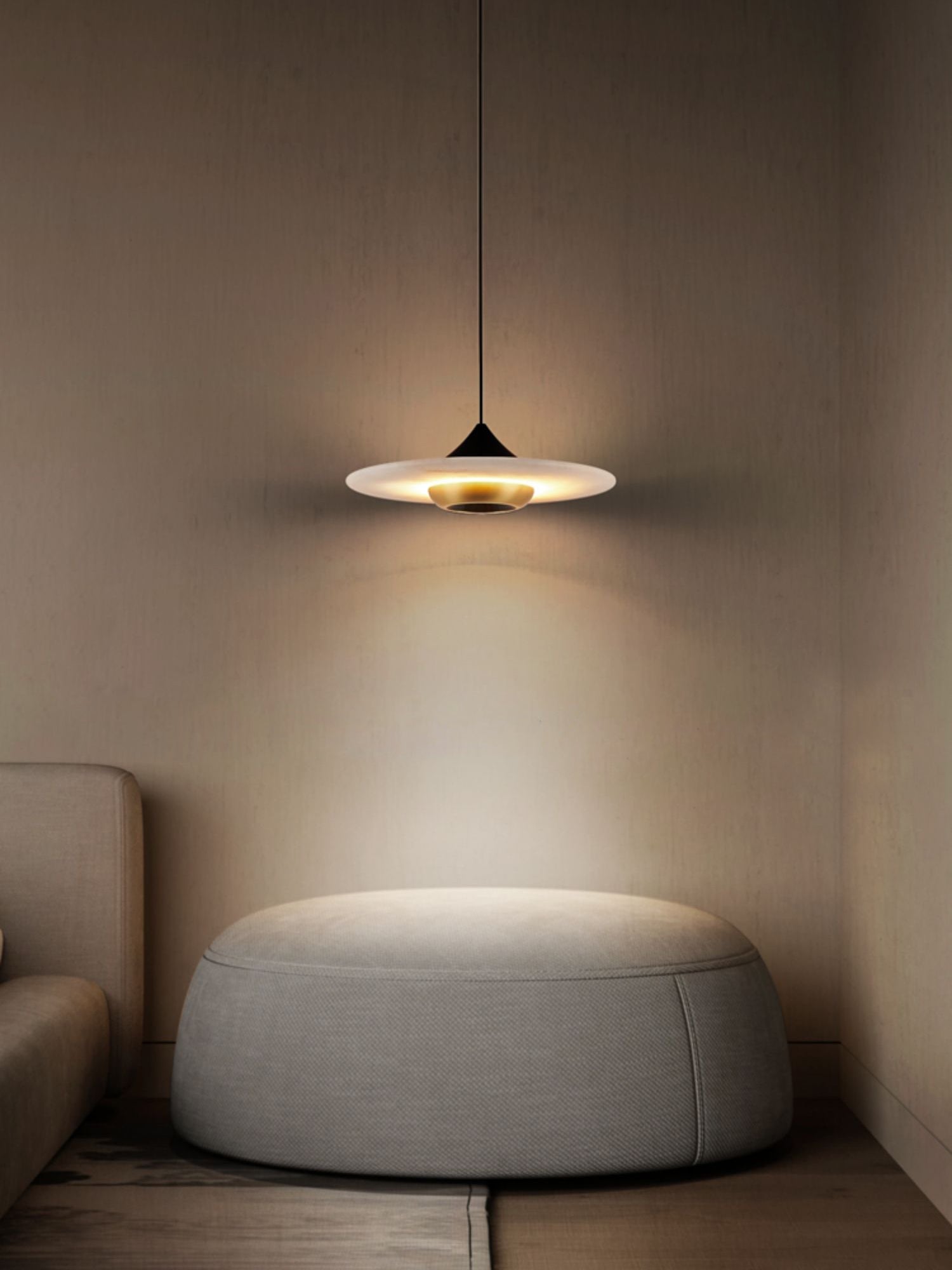 Freyza | Cimirora LED-Alabaster-Pendelleuchte – Küche, Esszimmer