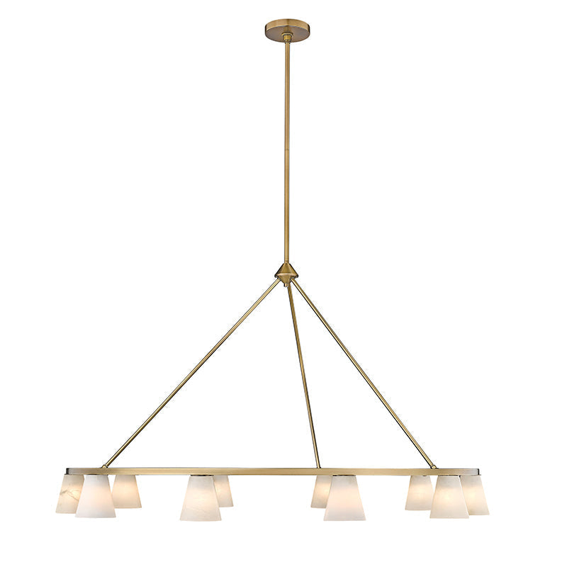 Lustre élégant Freyza | Ilaeiel couleur albâtre – Salle à manger, salon