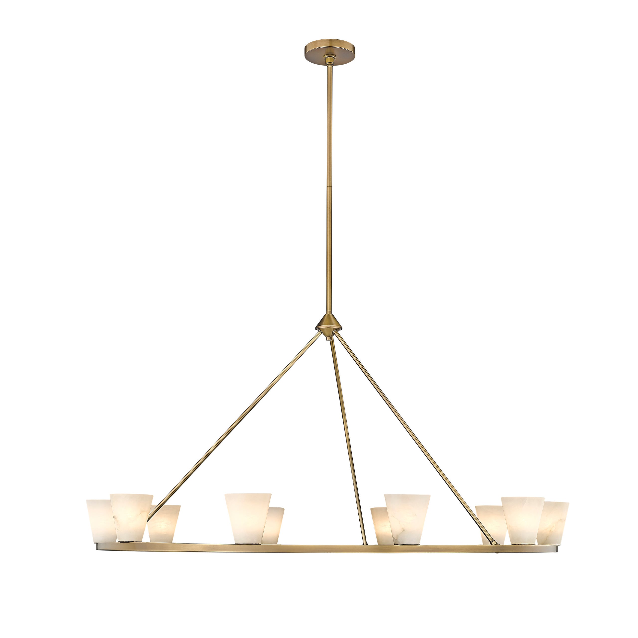 Lustre élégant Freyza | Ilaeiel couleur albâtre – Salle à manger, salon