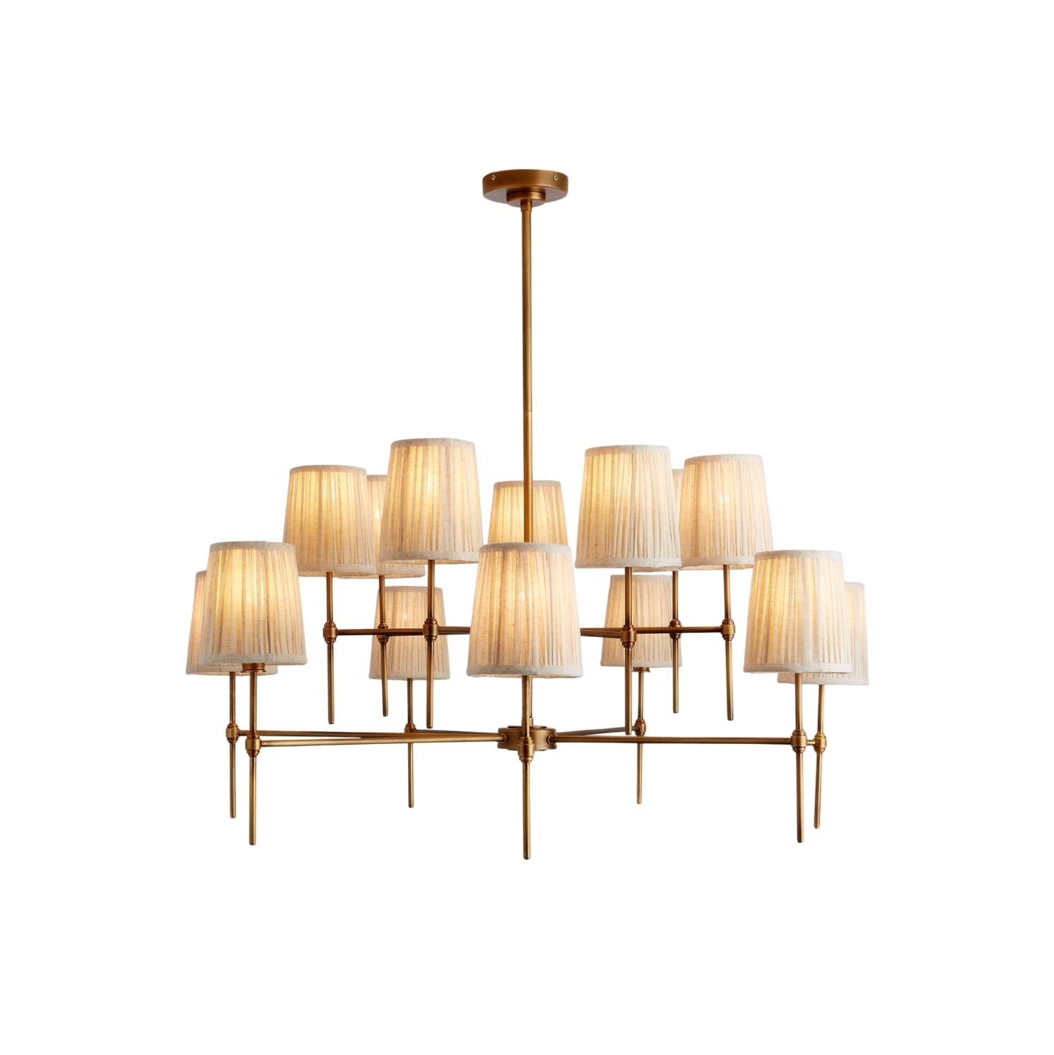 Freyza | Erthaos Elegance Fabric Fabric Chandelier – Dining Room Living Room