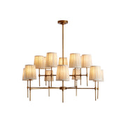 Freyza | Erthaos Elegance Fabric Fabric Chandelier – Dining Room Living Room