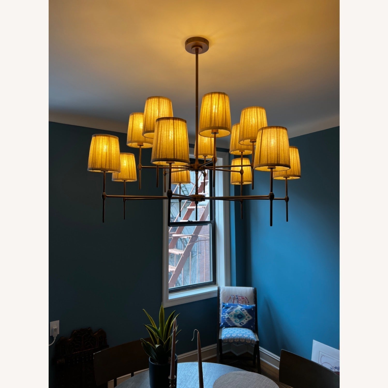 Freyza | Erthaos Elegance Fabric Fabric Chandelier – Dining Room Living Room