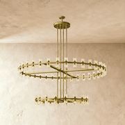 Freyza - Istu | Elegant Modern Black Crystal Chandelier for Dining Room