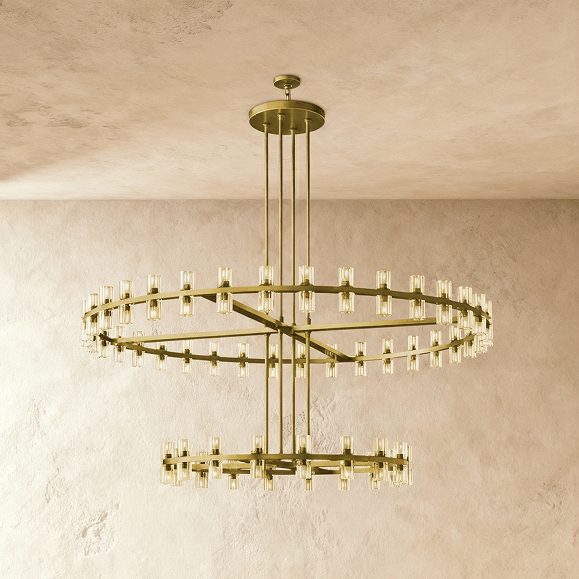 Freyza - Istu | Elegant Modern Black Crystal Chandelier for Dining Room