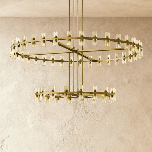 Freyza - Istu | Elegant Modern Black Crystal Chandelier for Dining Room