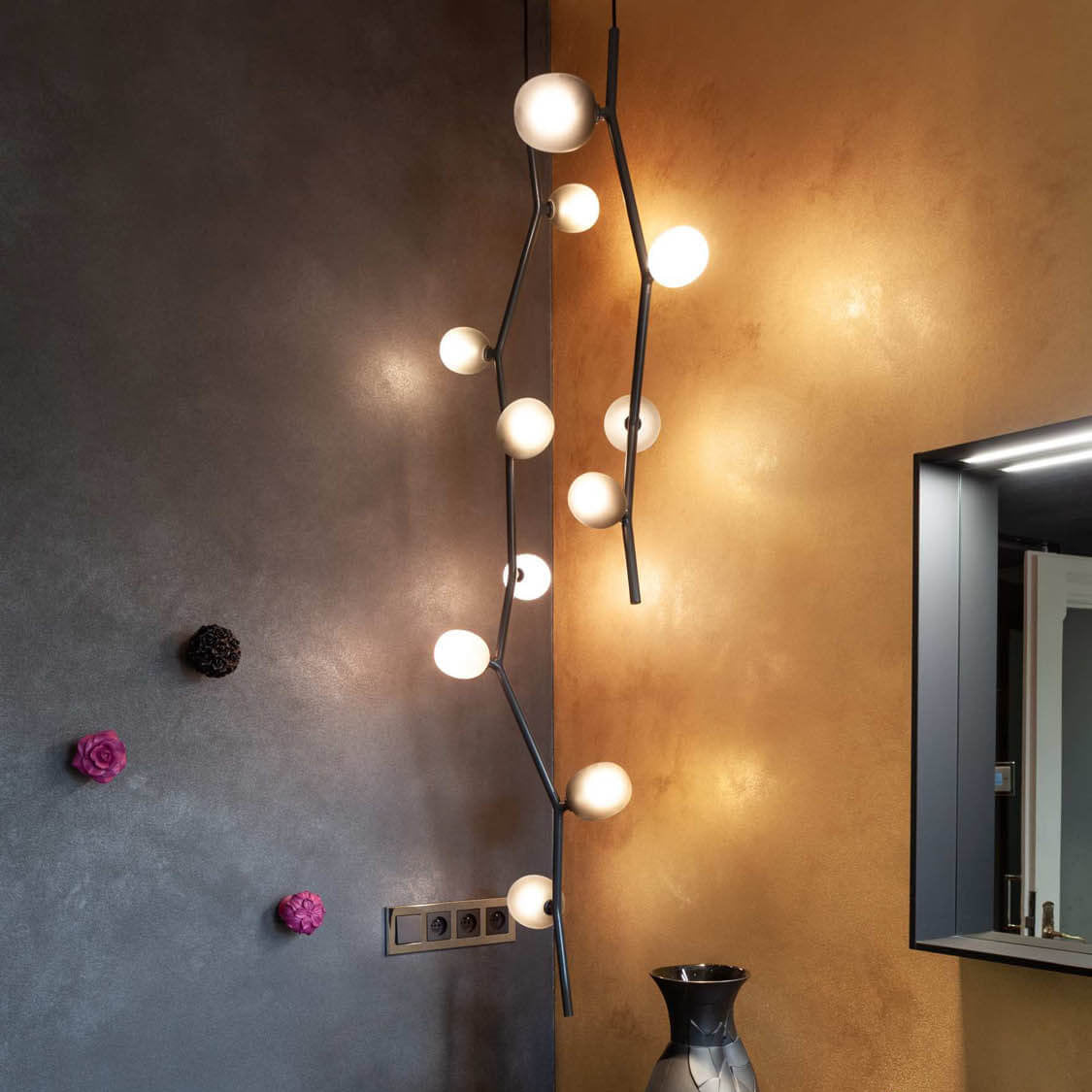 Freyza | Isolora Vertical Glass Glass Pendant Light – Kitchen Dining Room