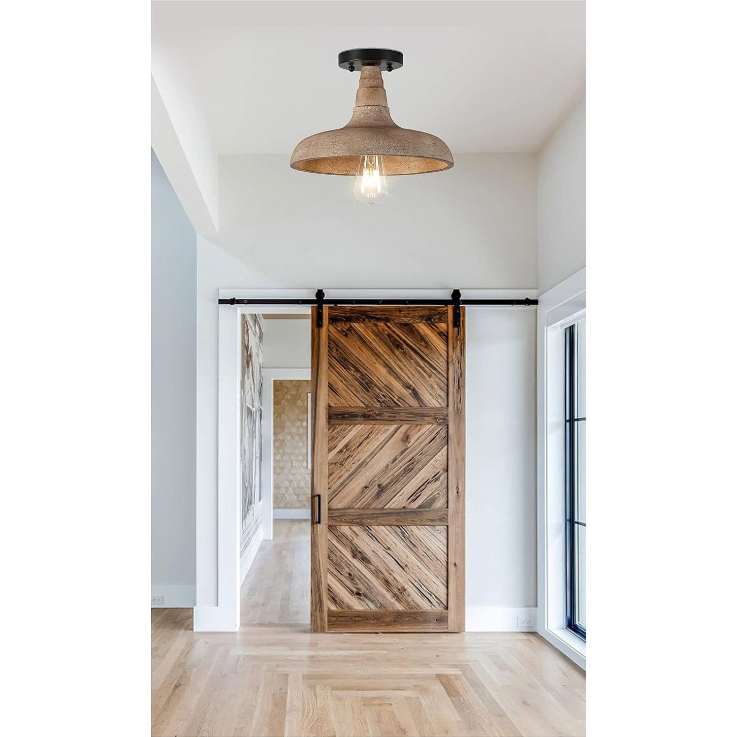 Freyza | Acarira Natural Wooden Wood Pendant Light – Kitchen Dining Room