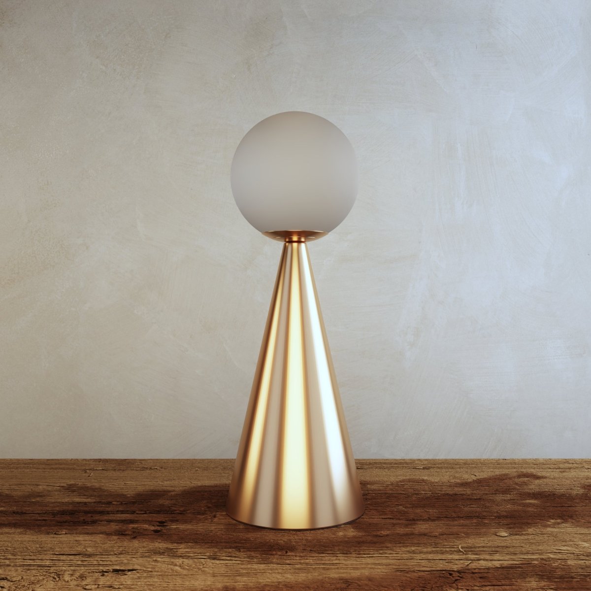 JadeedGlow | Elegant Playful Golden Glass Table Lamp for Bedroom and Living Room 1