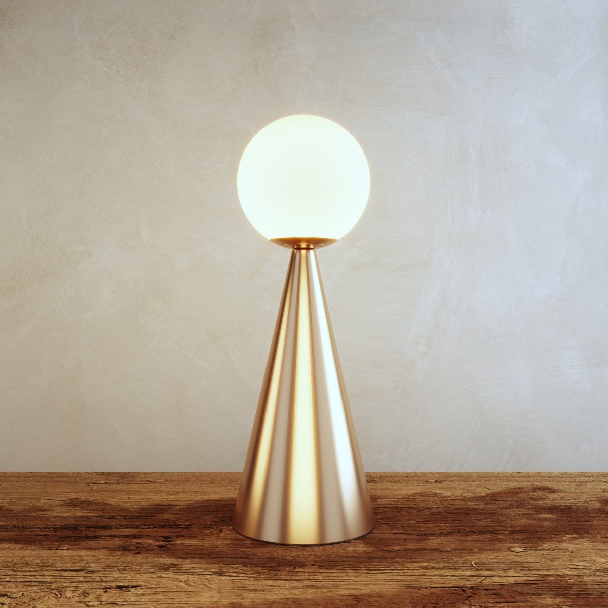JadeedGlow | Elegant Playful Golden Glass Table Lamp for Bedroom and Living Room 2