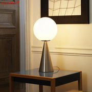 JadeedGlow | Elegant Playful Golden Glass Table Lamp for Bedroom and Living Room 4