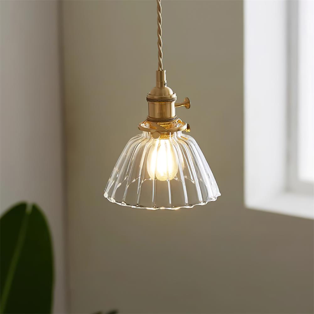 Suspension en verre transparent Freyza | Glint – Cuisine et salle à manger