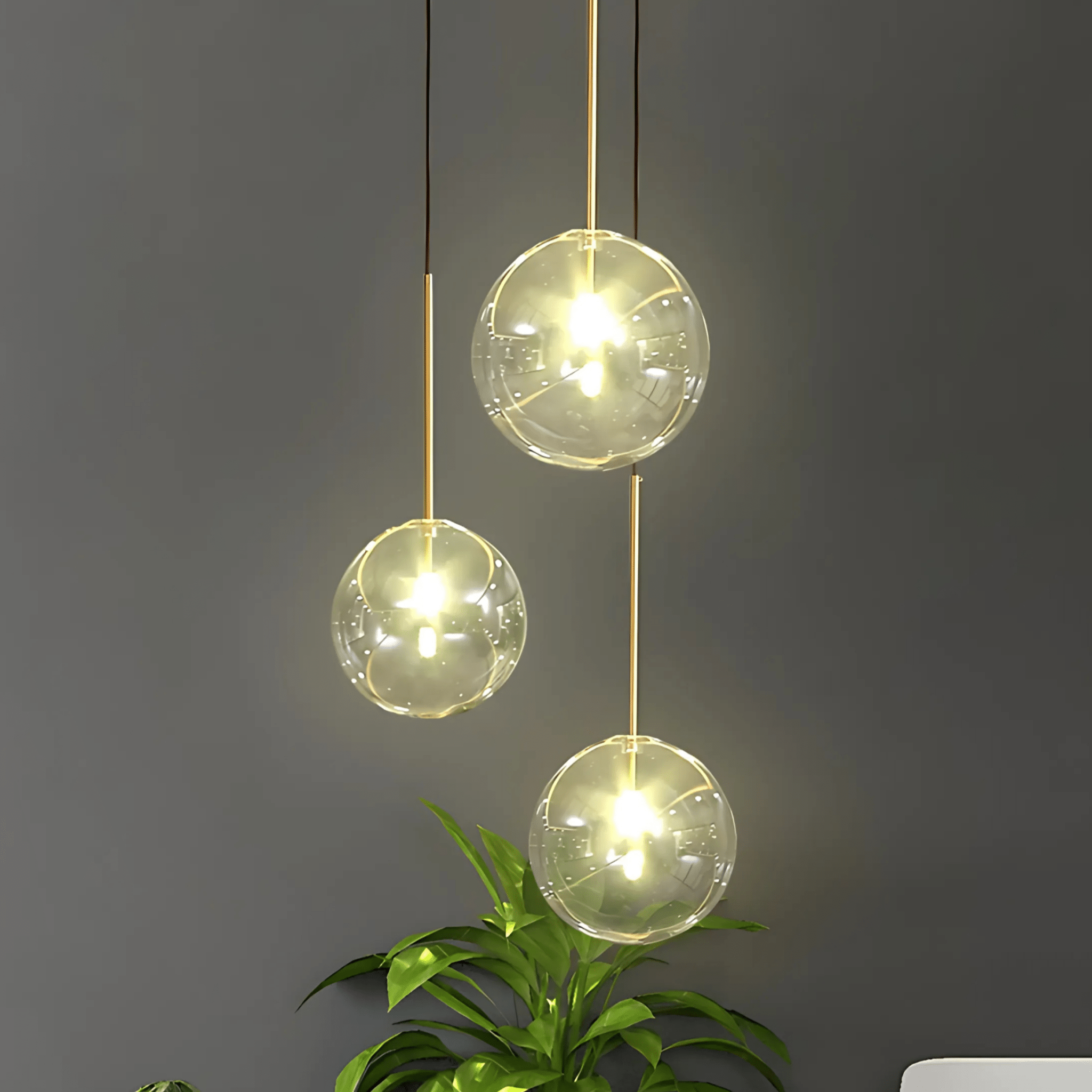 Freyza - JasperGlow | Elegant Modern Glass Kitchen Pendant Light Fixture