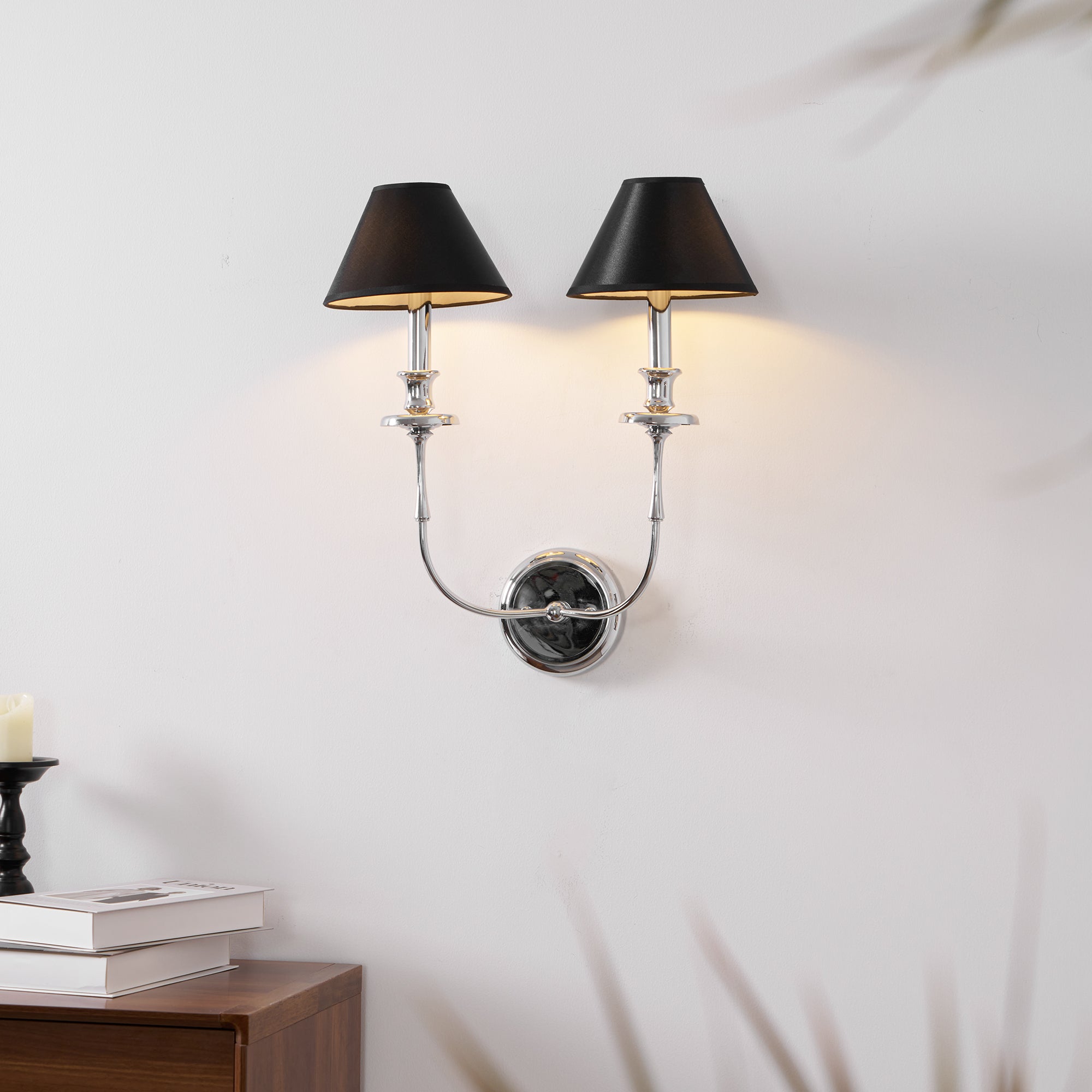 Freyza | Vedoror Vintage Industrial Brass Fabric Wall Light – Industrial Bedroom Hallway