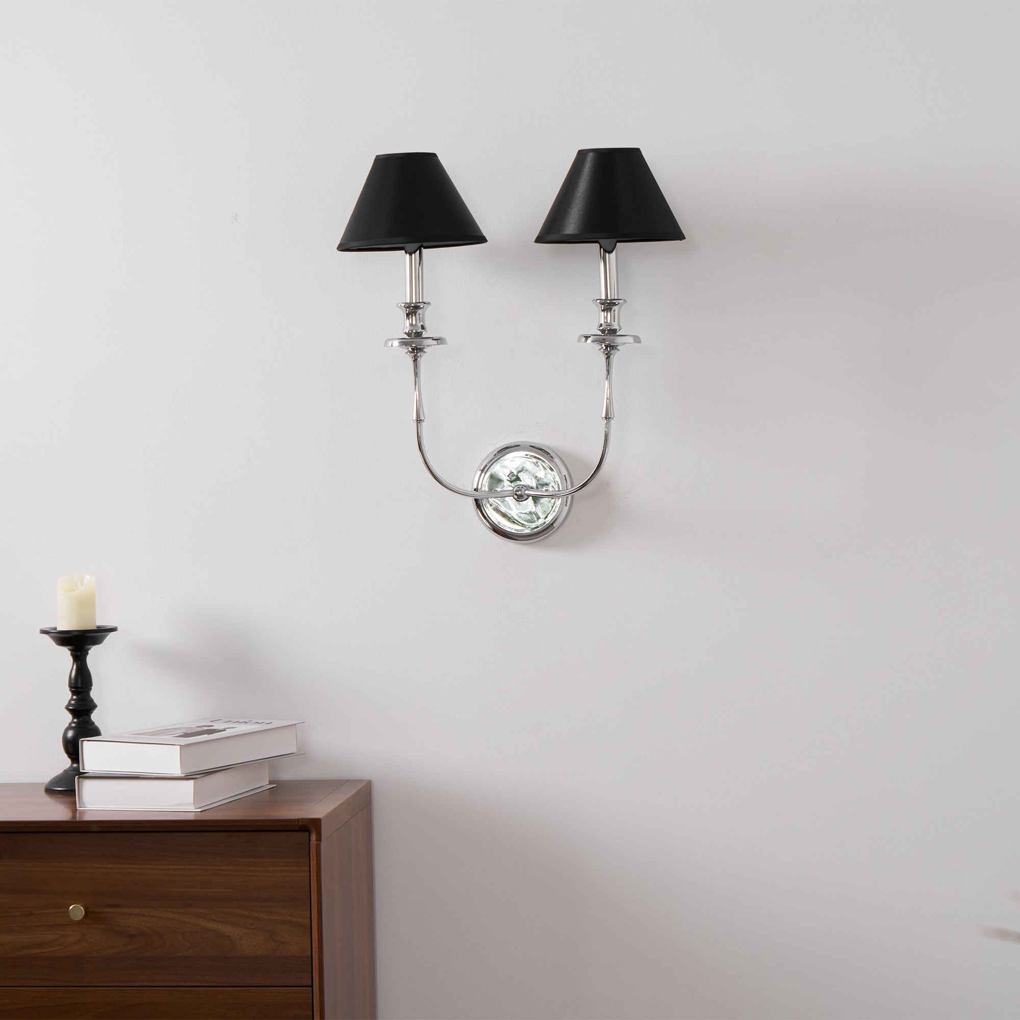 Freyza | Vedoror Vintage Industrial Brass Fabric Wall Light – Industrial Bedroom Hallway