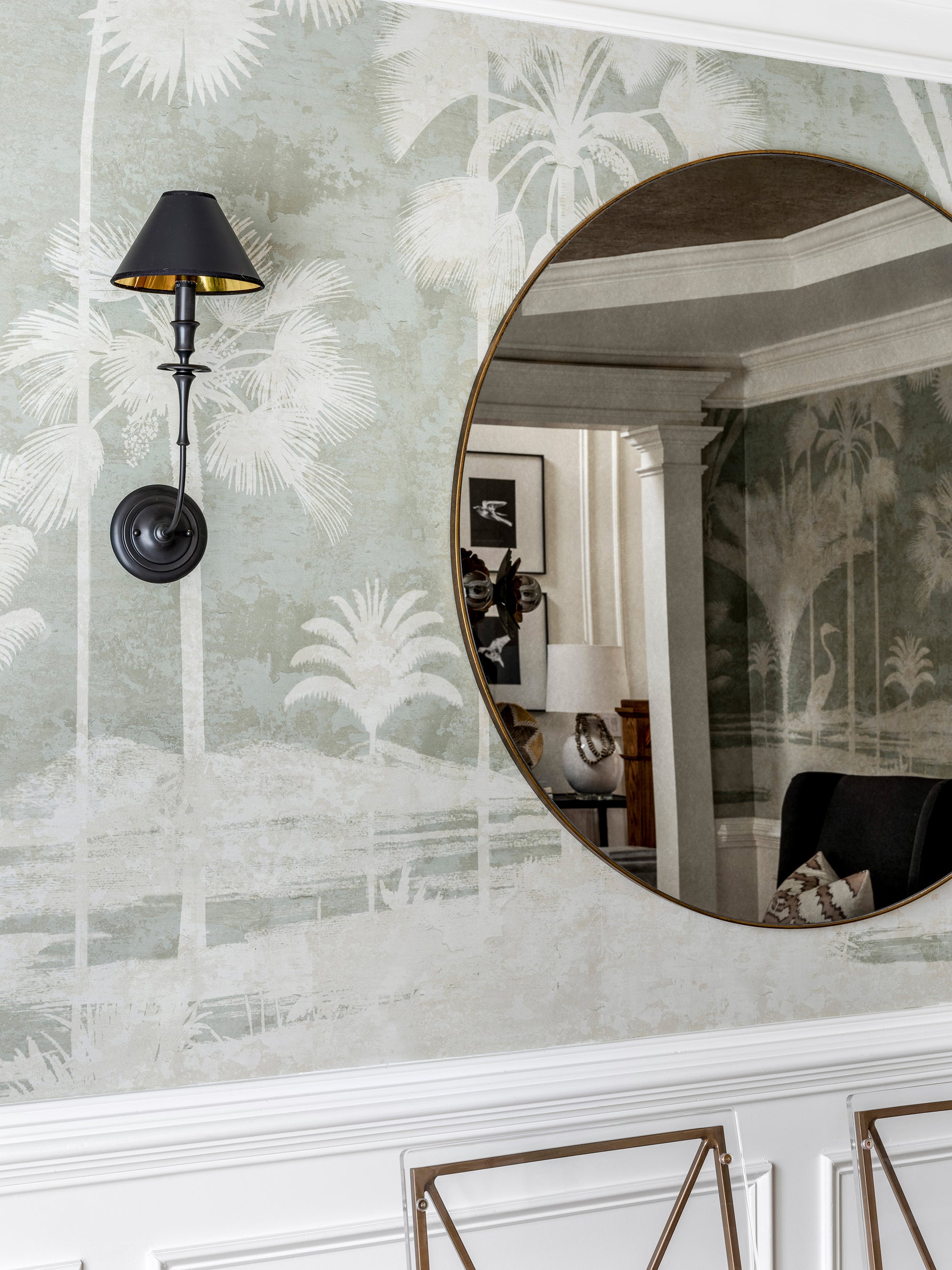 Freyza | Vedoror Vintage Industrial Brass Fabric Wall Light – Industrial Bedroom Hallway