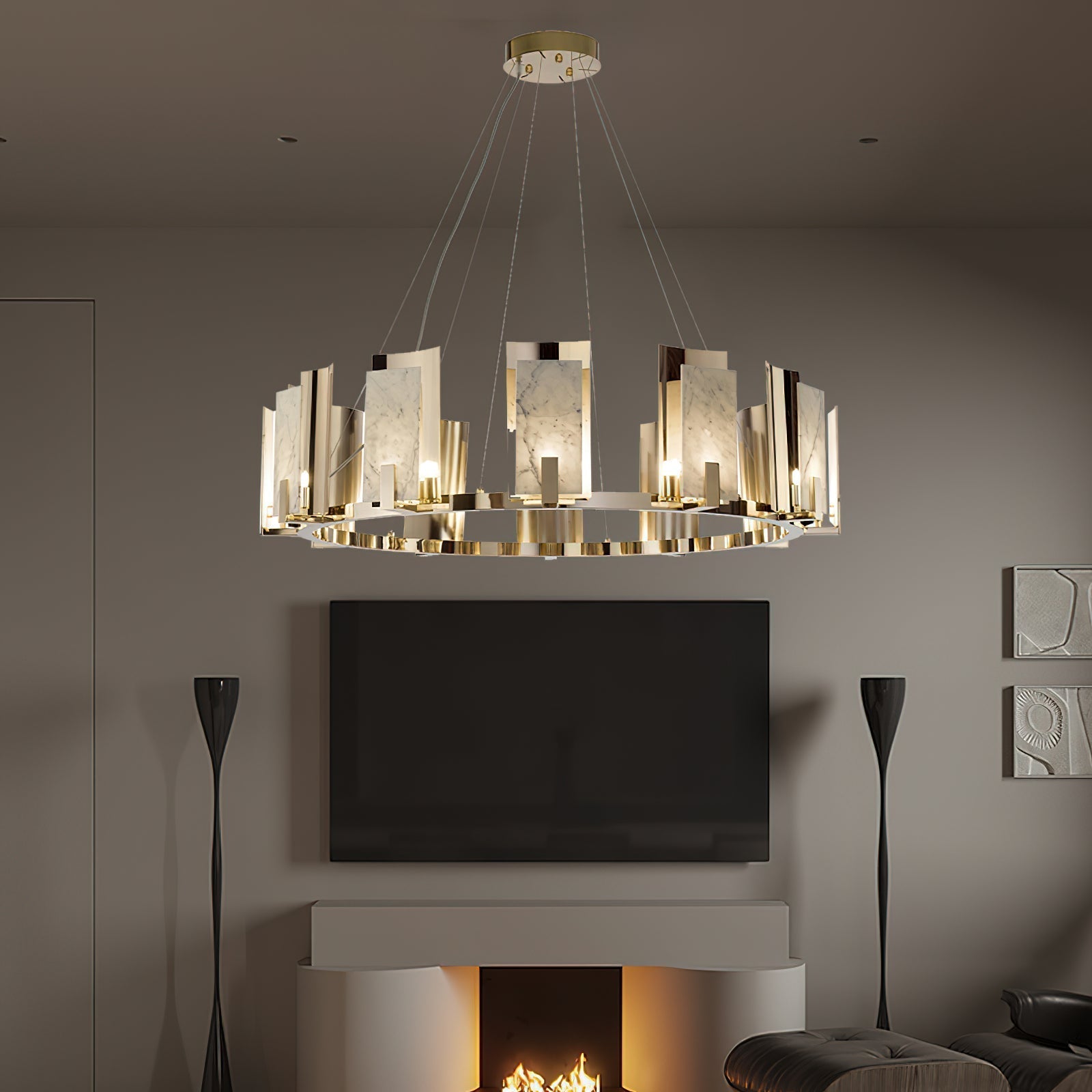 Freyza | Nyraeila Postmodern Luxury Chandelier – Modern Dining Room Living Room