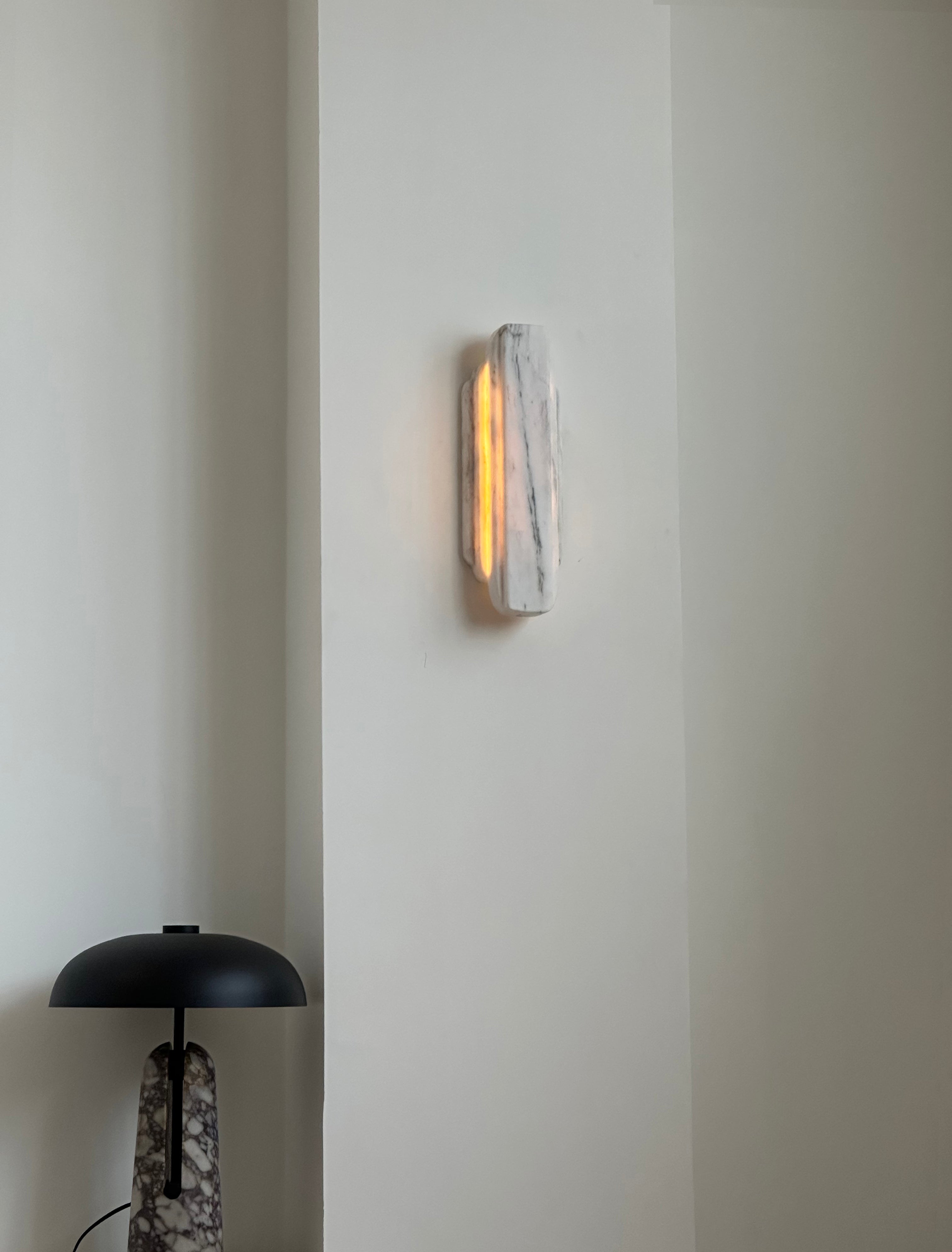 Freyza | Eurcara applique murale en marbre naturel – chambre, couloir