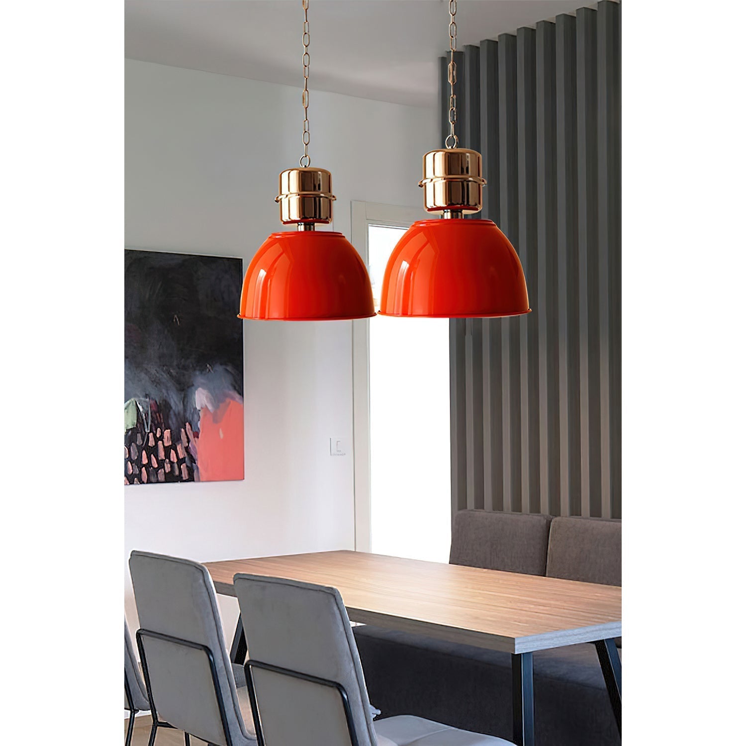 Freyza | Evlaeia Orange Pendant Pendant Light – Kitchen Dining Room