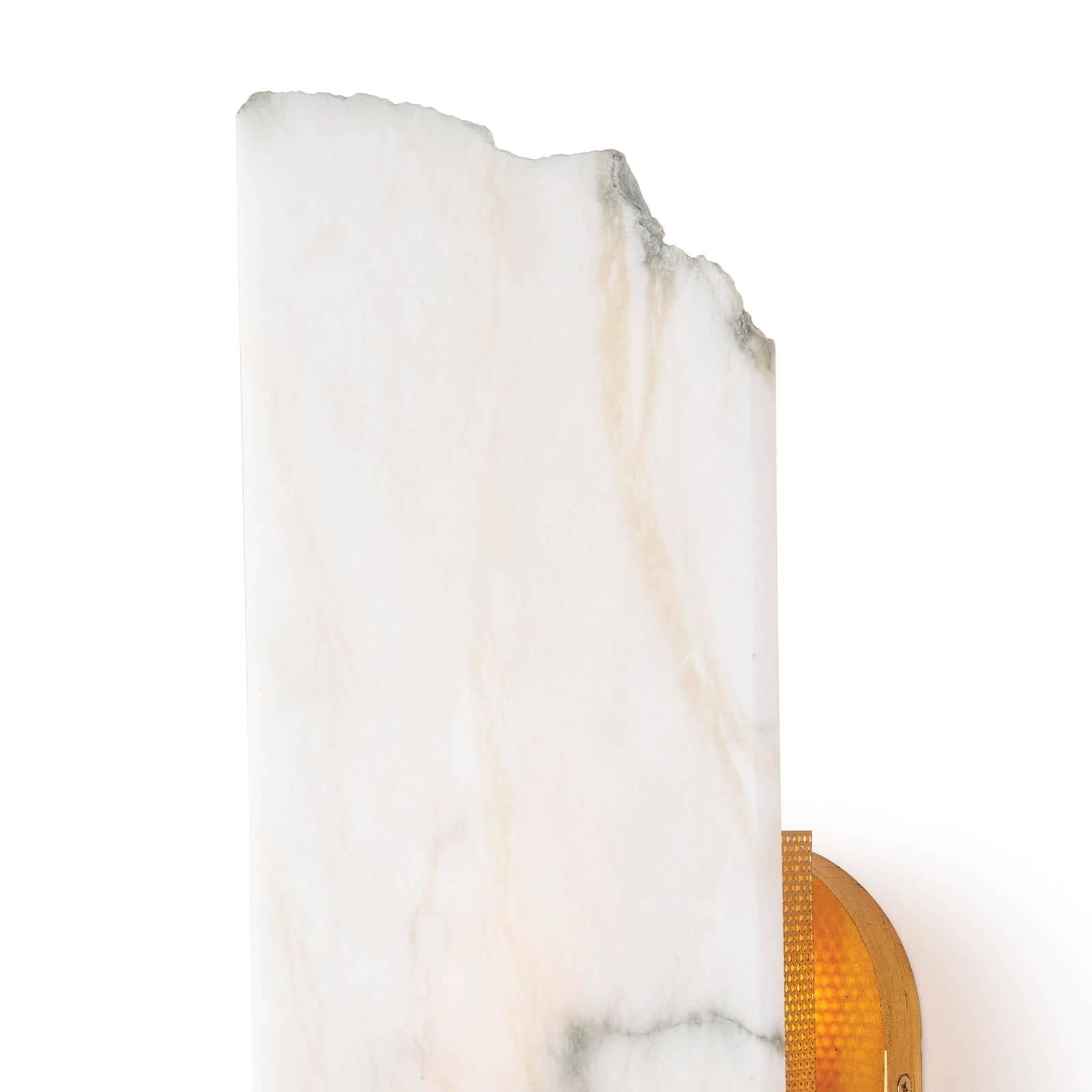 Freyza | Olphaiel Brass Alabaster Brass Wall Light – Bedroom Hallway