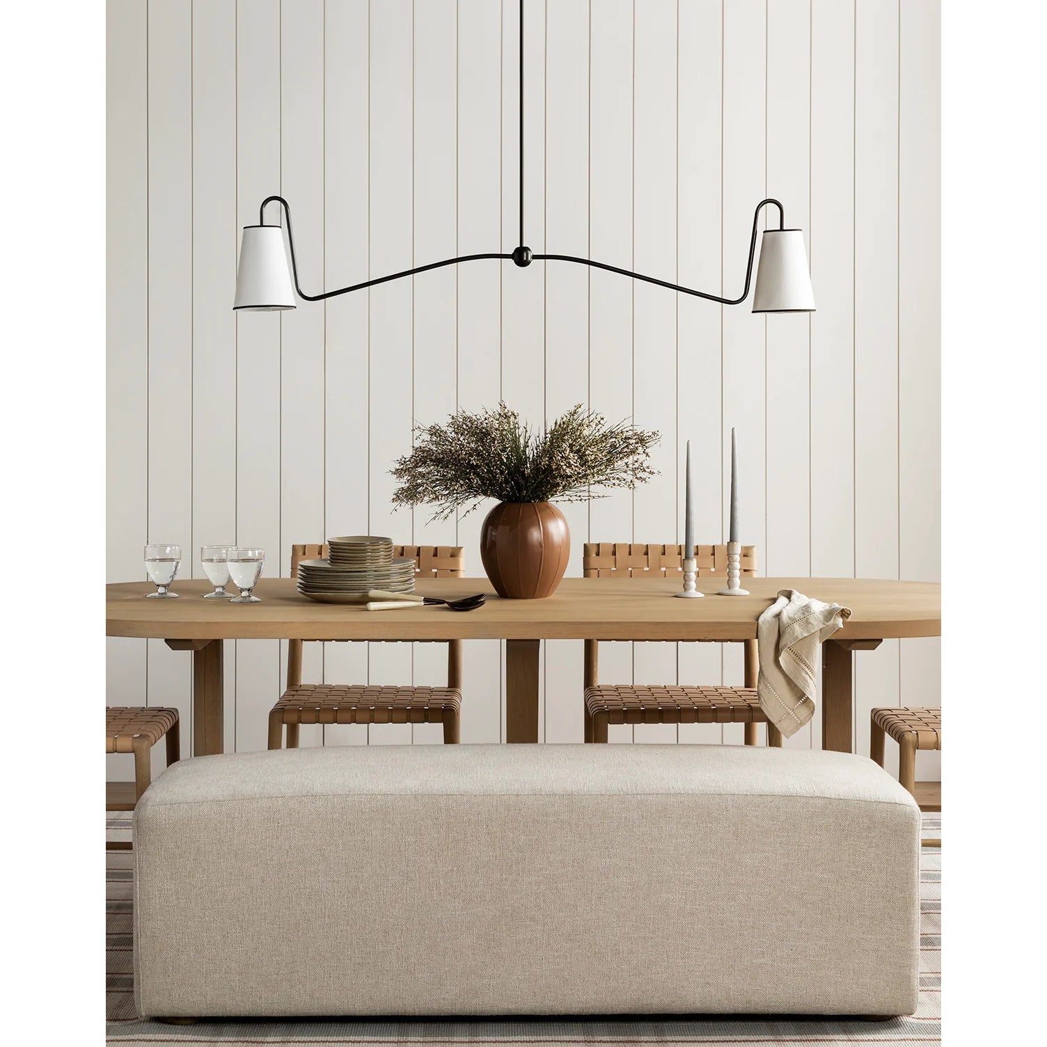 Freyza | Ormirarae Vintage Industrial Brass Fabric Pendant Light – Industrial Kitchen Dining Room