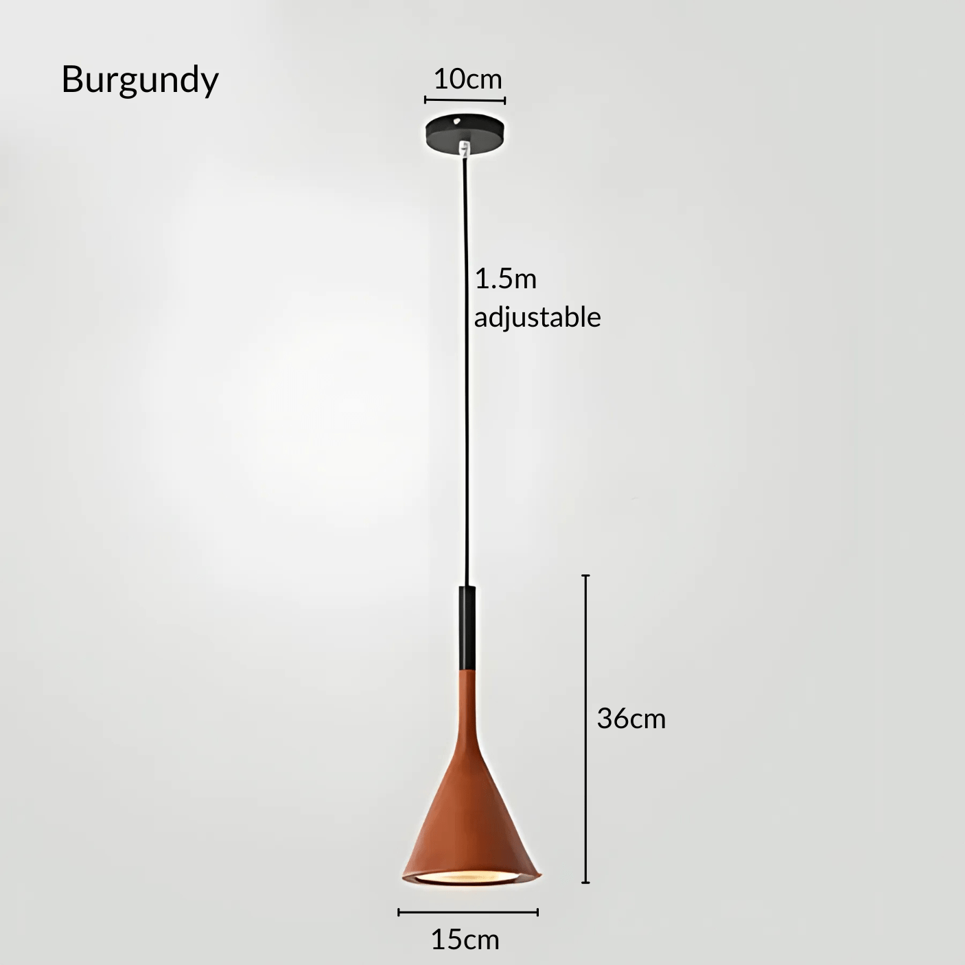 Freyza - KaliyahLight | Vibrant Modern Cone Pendant Lamp Design