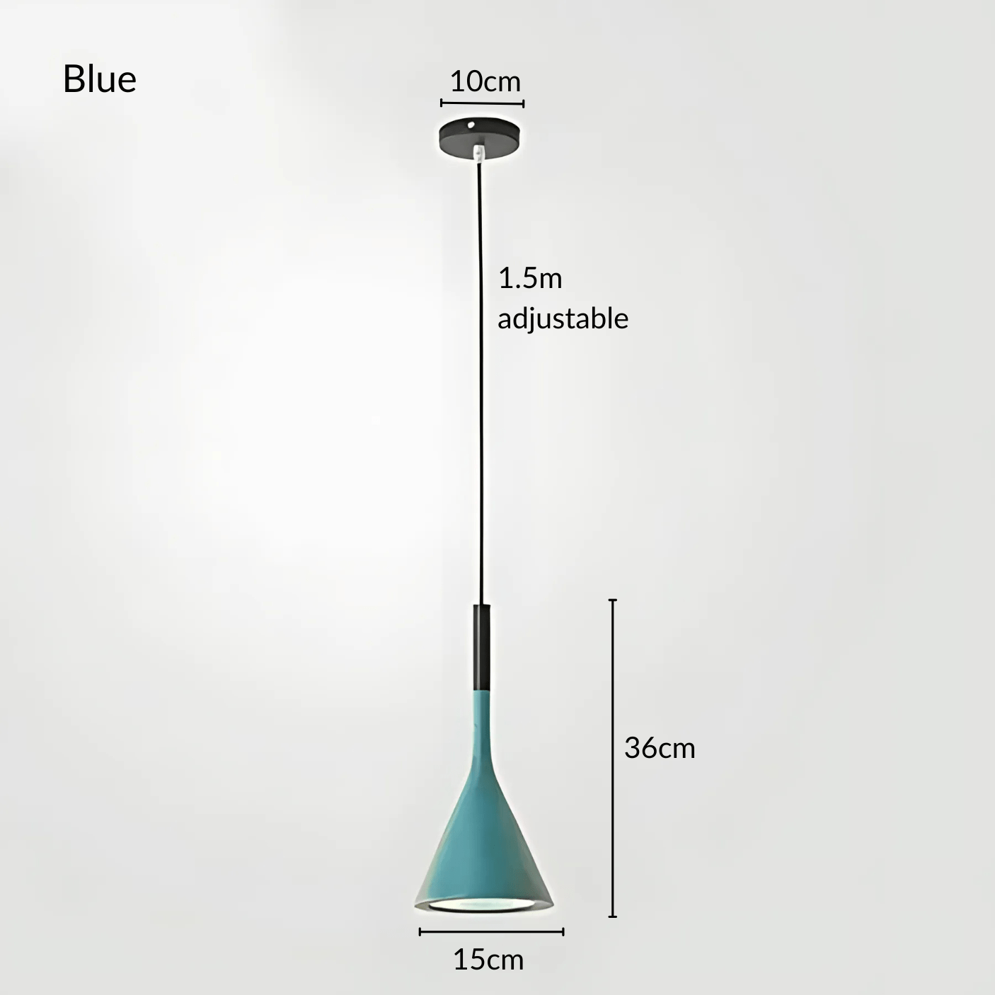 Freyza - KaliyahLight | Vibrant Modern Cone Pendant Lamp Design