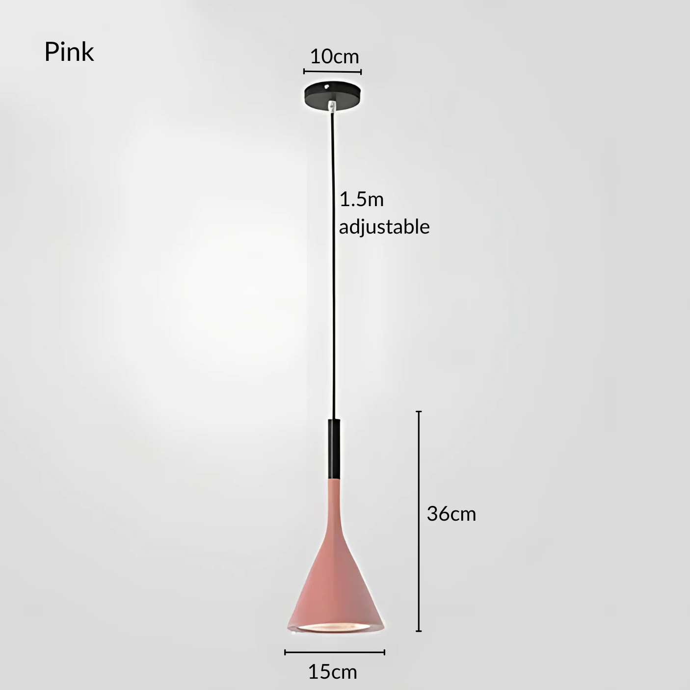 Freyza - KaliyahLight | Vibrant Modern Cone Pendant Lamp Design