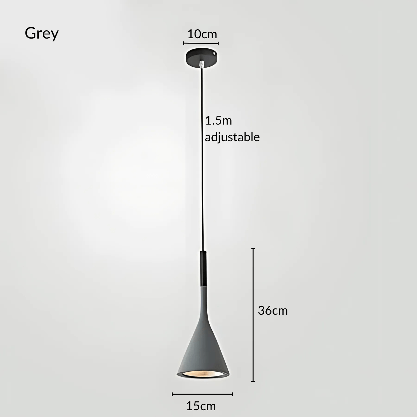 Freyza - KaliyahLight | Vibrant Modern Cone Pendant Lamp Design
