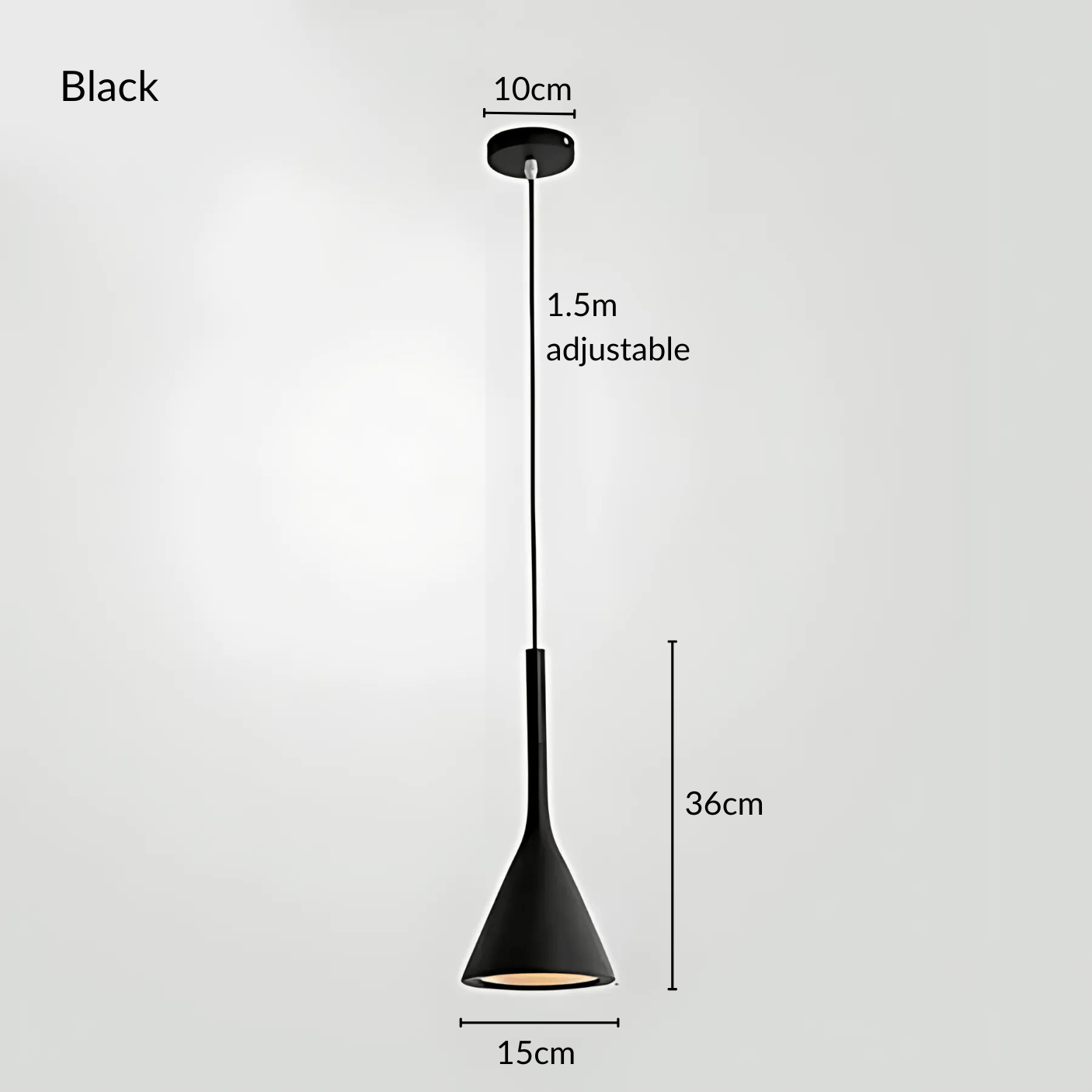 Freyza - KaliyahLight | Vibrant Modern Cone Pendant Lamp Design