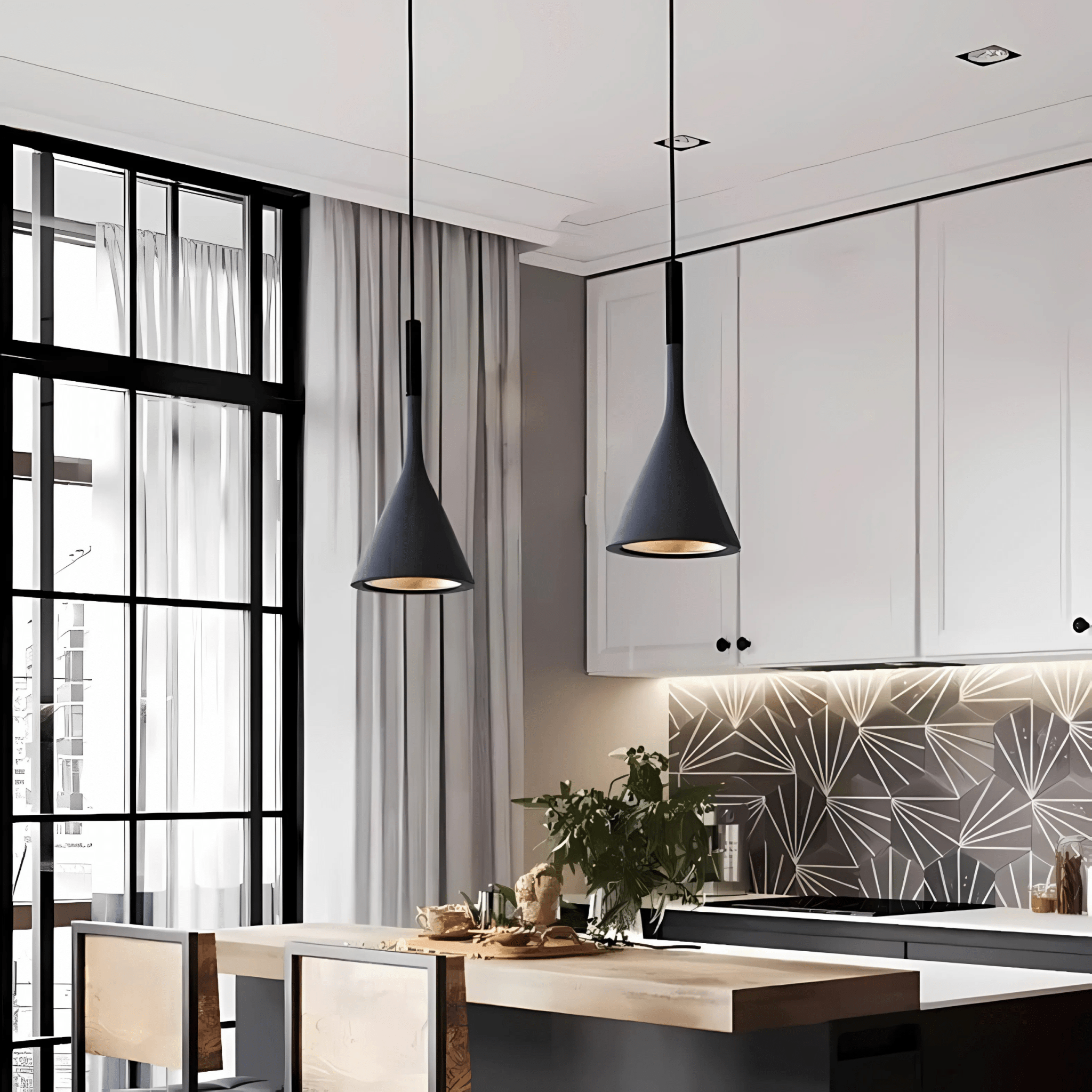 Freyza - KaliyahLight | Vibrant Modern Cone Pendant Lamp Design