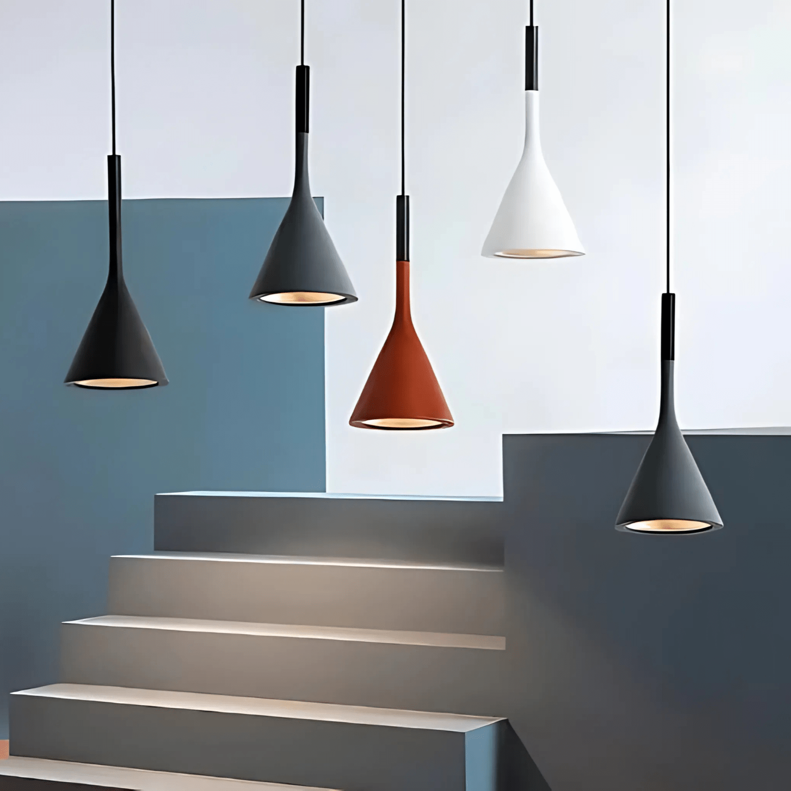 Freyza - KaliyahLight | Vibrant Modern Cone Pendant Lamp Design