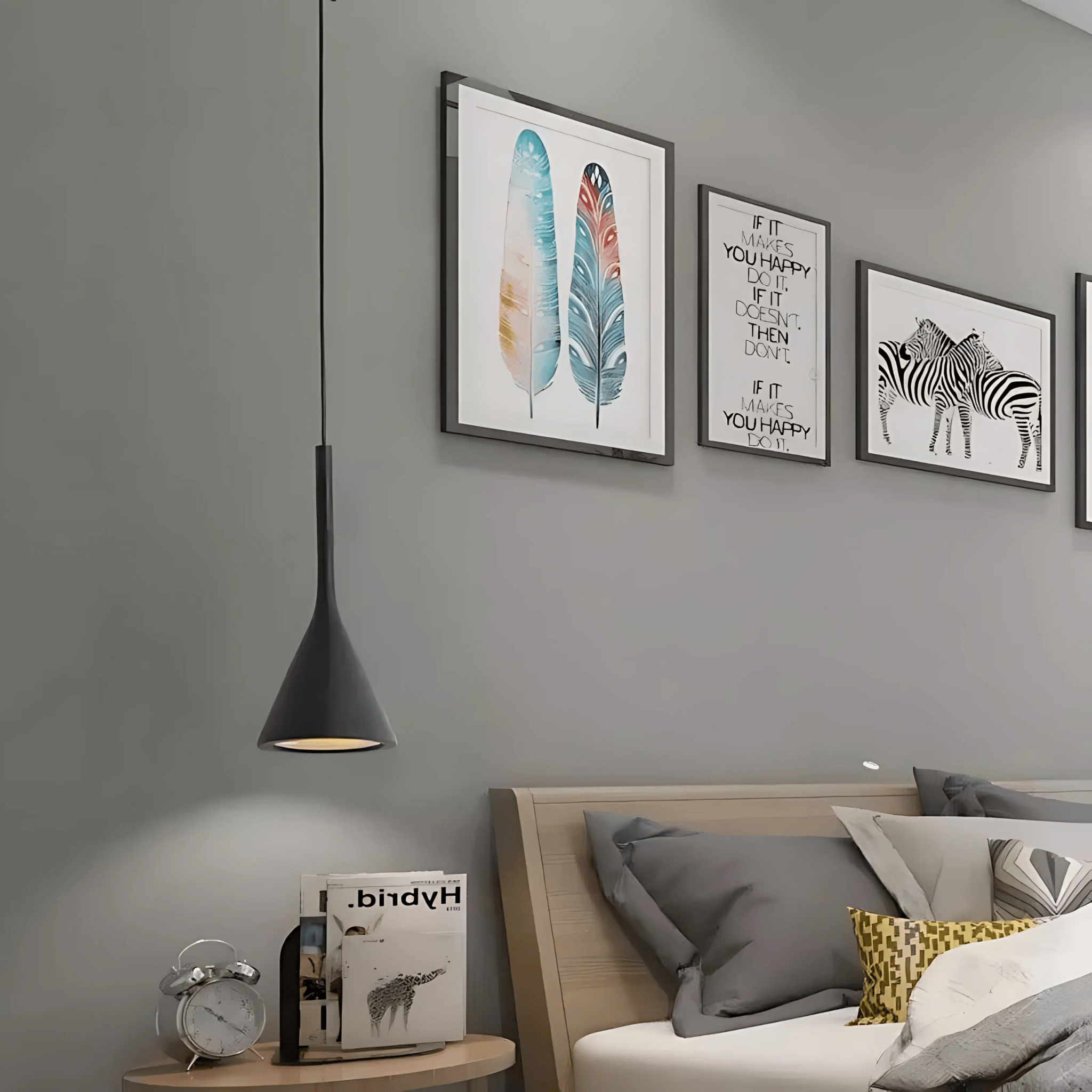 Freyza - KaliyahLight | Vibrant Modern Cone Pendant Lamp Design