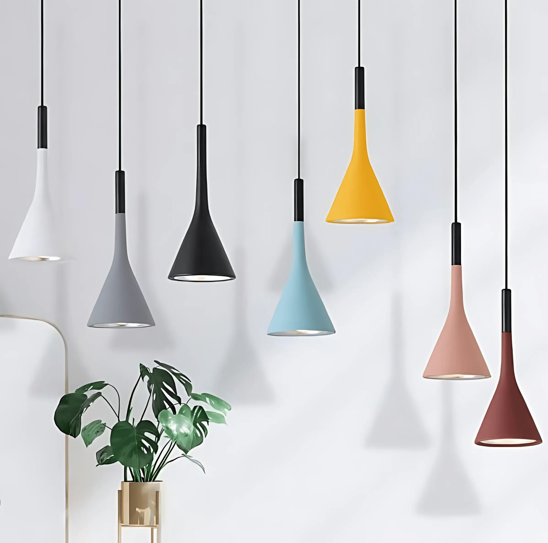 Freyza - KaliyahLight | Vibrant Modern Cone Pendant Lamp Design