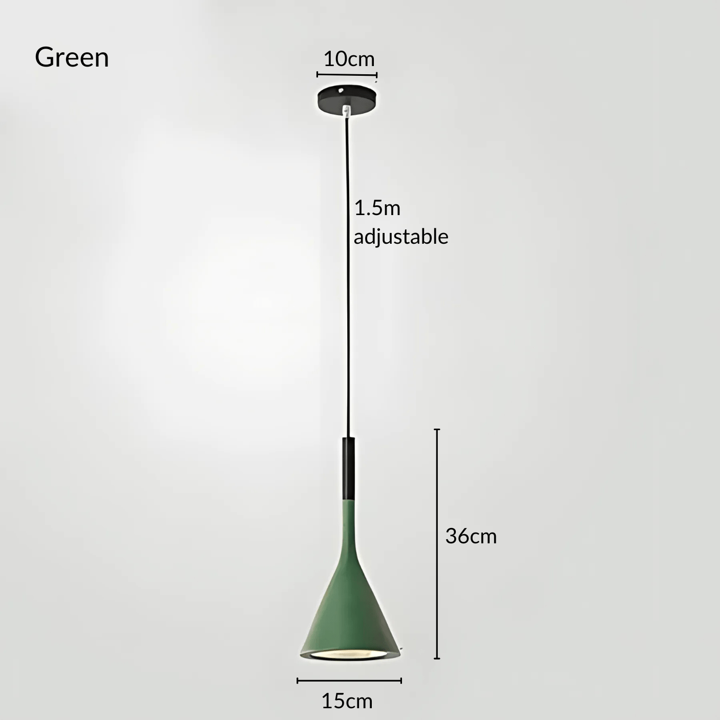 Freyza - KaliyahLight | Vibrant Modern Cone Pendant Lamp Design