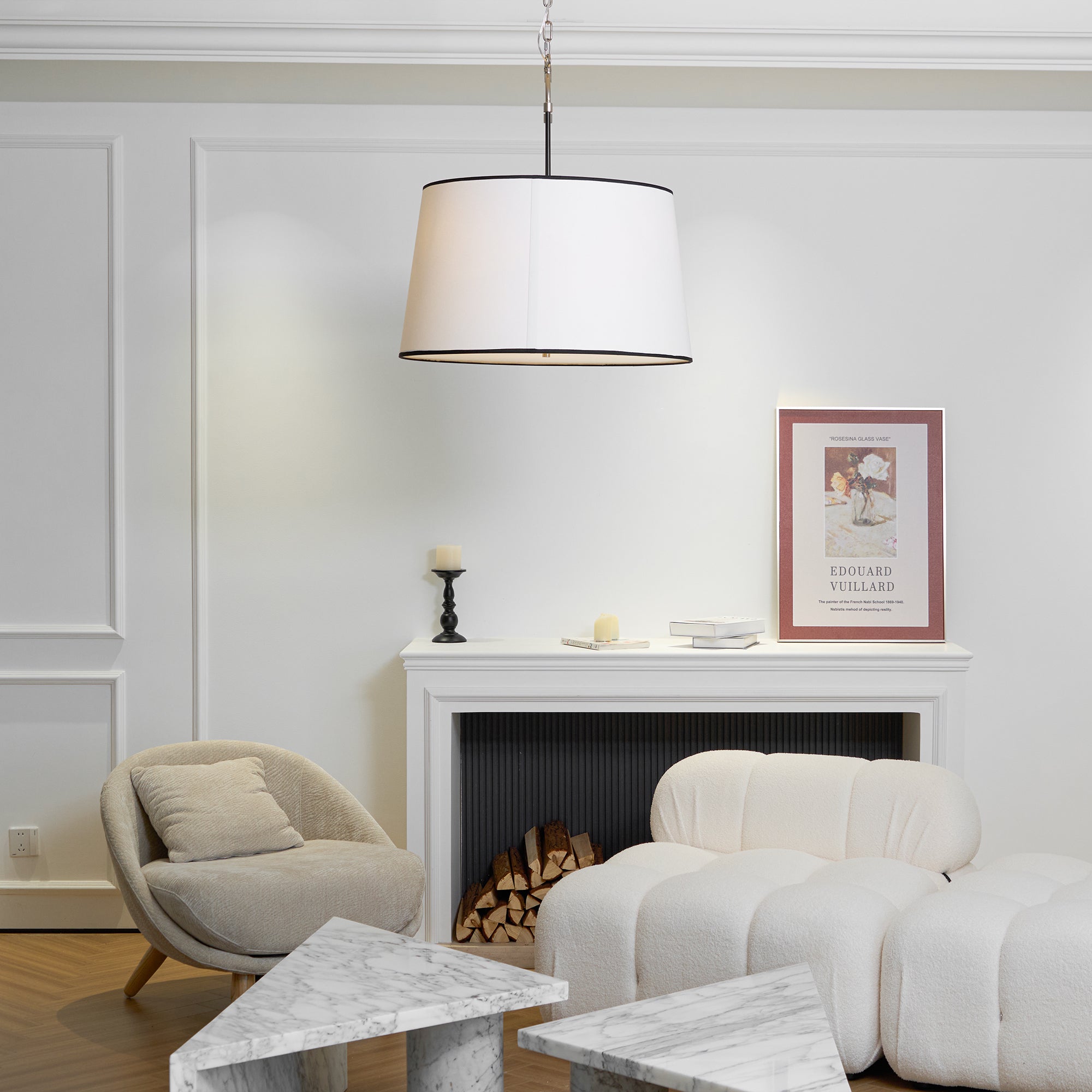 Freyza | Aurzorora Vintage Industrial Brass Fabric Pendant Light – Industrial Kitchen Dining Room