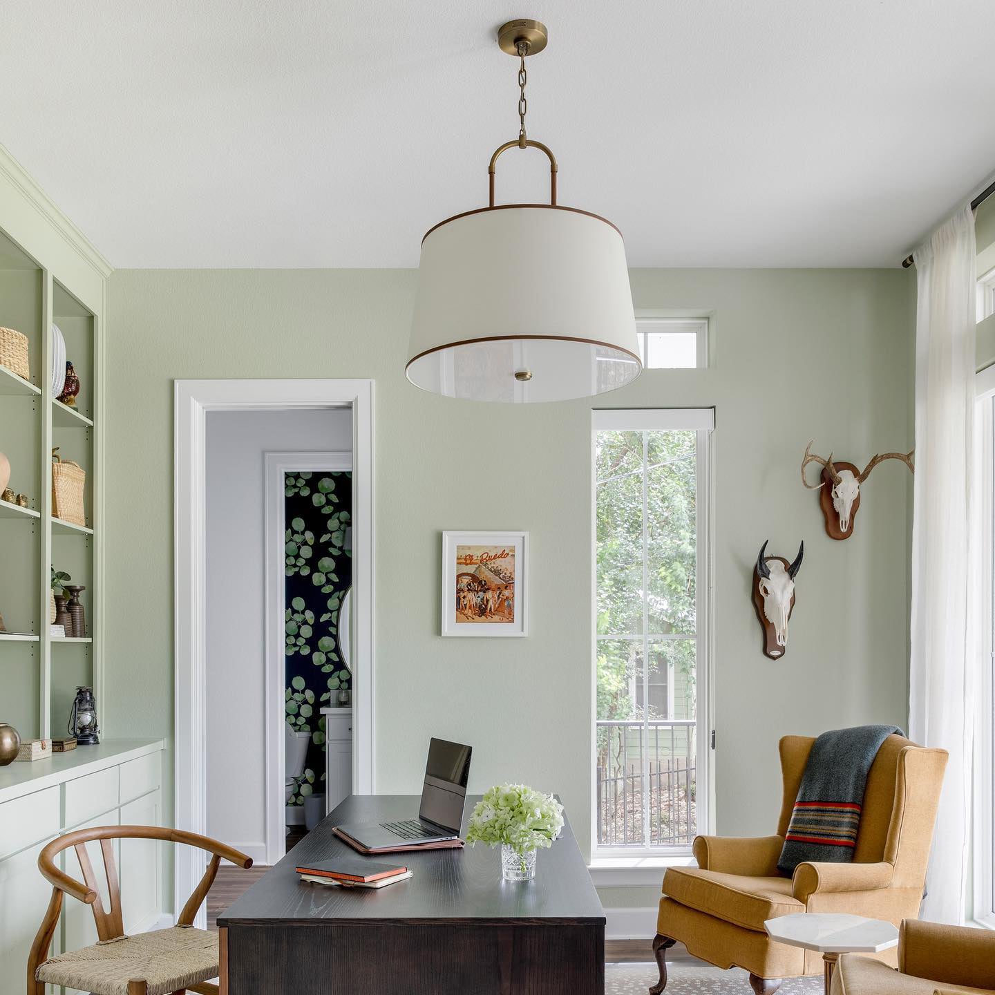 Freyza | Aurzorora Vintage Industrial Brass Fabric Pendant Light – Industrial Kitchen Dining Room