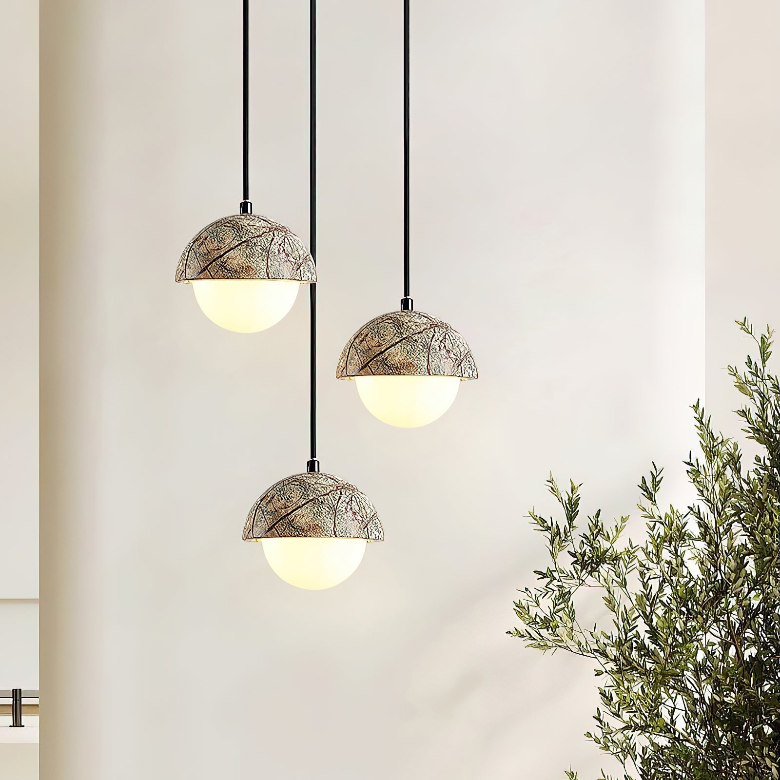 Freyza | Lylorarae Marmor-Glas-Pendelleuchte – Küche und Esszimmer
