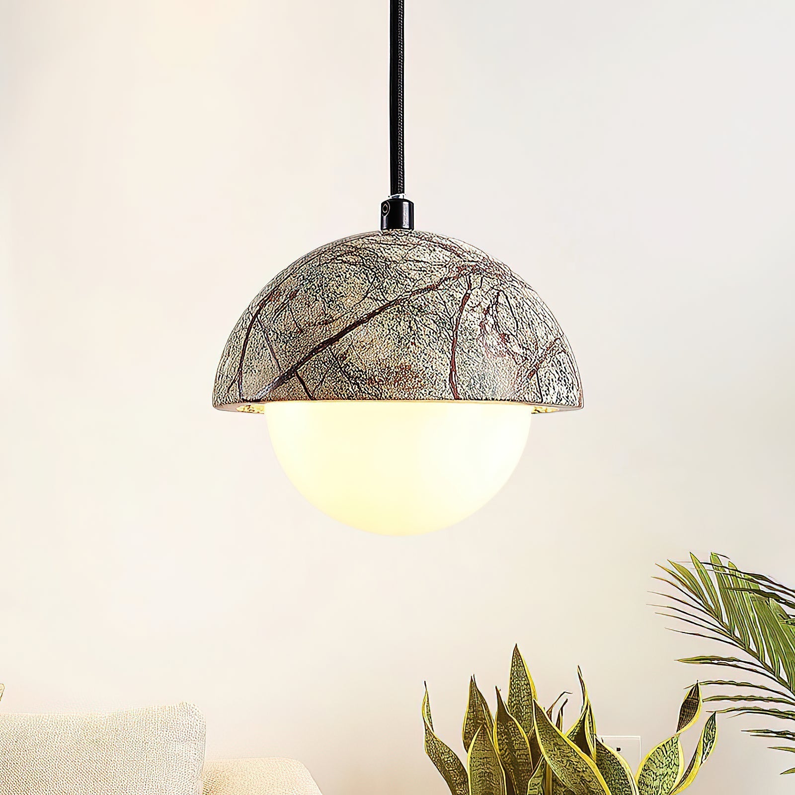 Freyza | Lylorarae Marmor-Glas-Pendelleuchte – Küche und Esszimmer