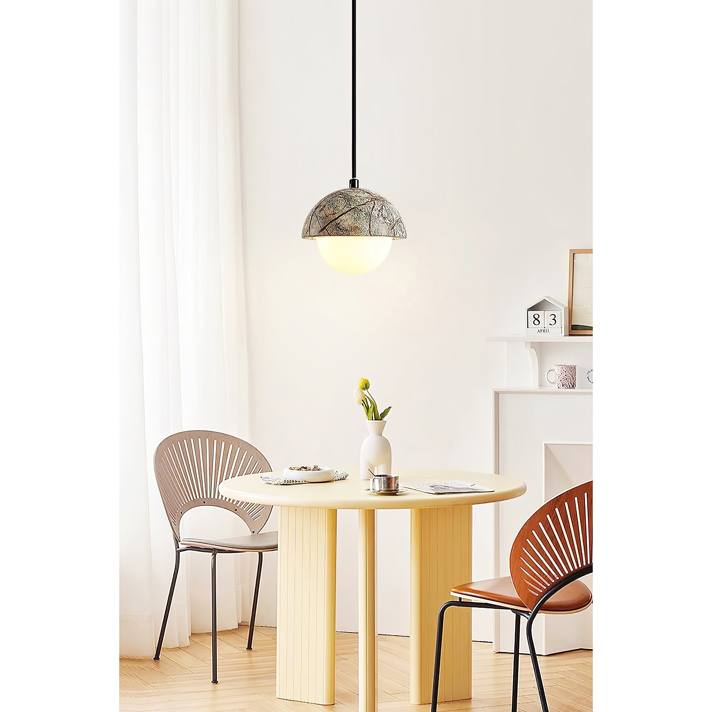 Freyza | Lylorarae Marmor-Glas-Pendelleuchte – Küche und Esszimmer