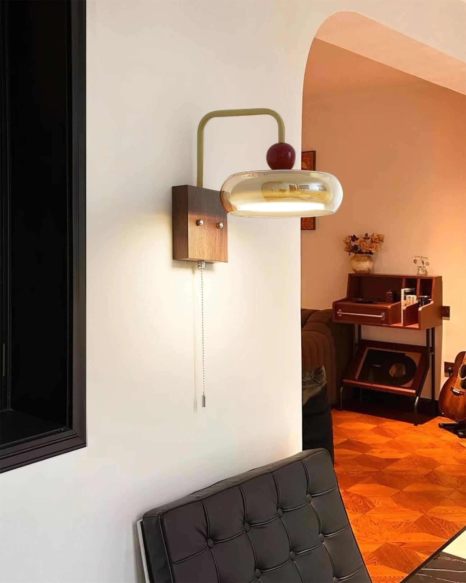 Freyza | Applique murale d’intérieur rétro en métal et verre Eplio – Chambre et salon rétro