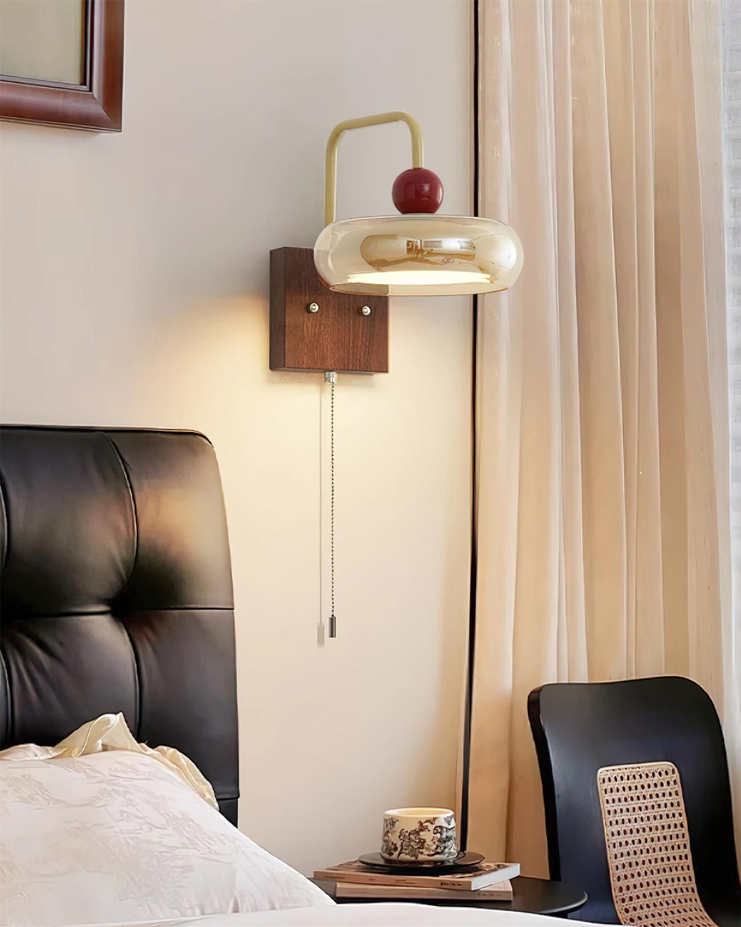 Freyza | Applique murale d’intérieur rétro en métal et verre Eplio – Chambre et salon rétro