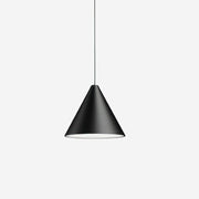 Freyza | Suspension conique noire, luminaire suspendu noir – Cuisine industrielle, salle à manger
