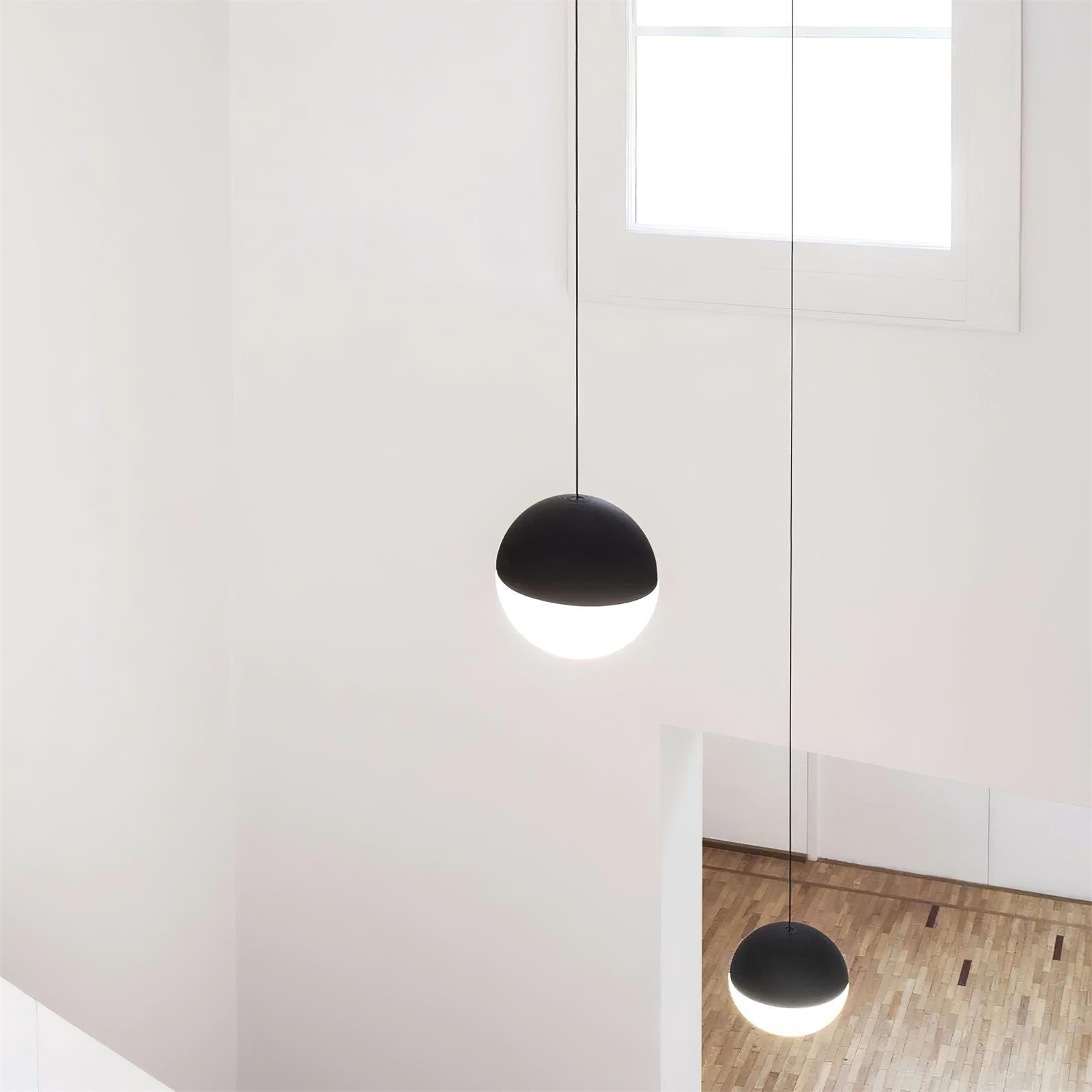 Freyza | Suspension conique noire, luminaire suspendu noir – Cuisine industrielle, salle à manger