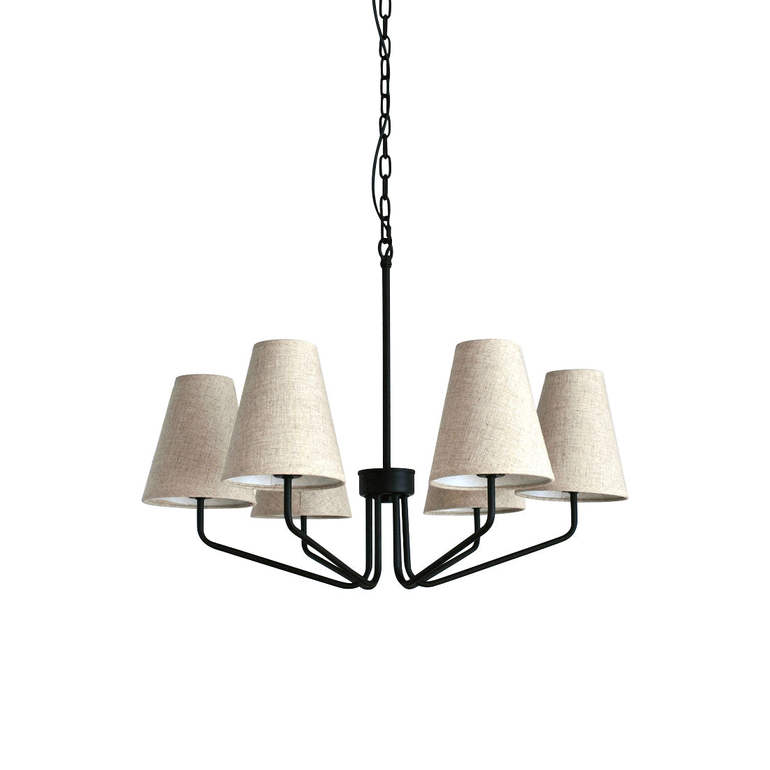 Freyza | Aurdoreth Vintage Industrial Brass Fabric Chandelier – Industrial Dining Room Living Room