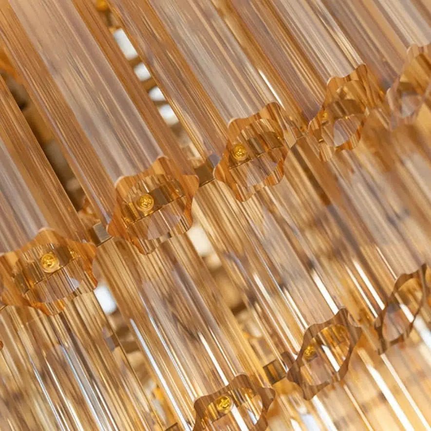 Freyza - Kensington | Elegant Amber Crystal Pendant Light Collection