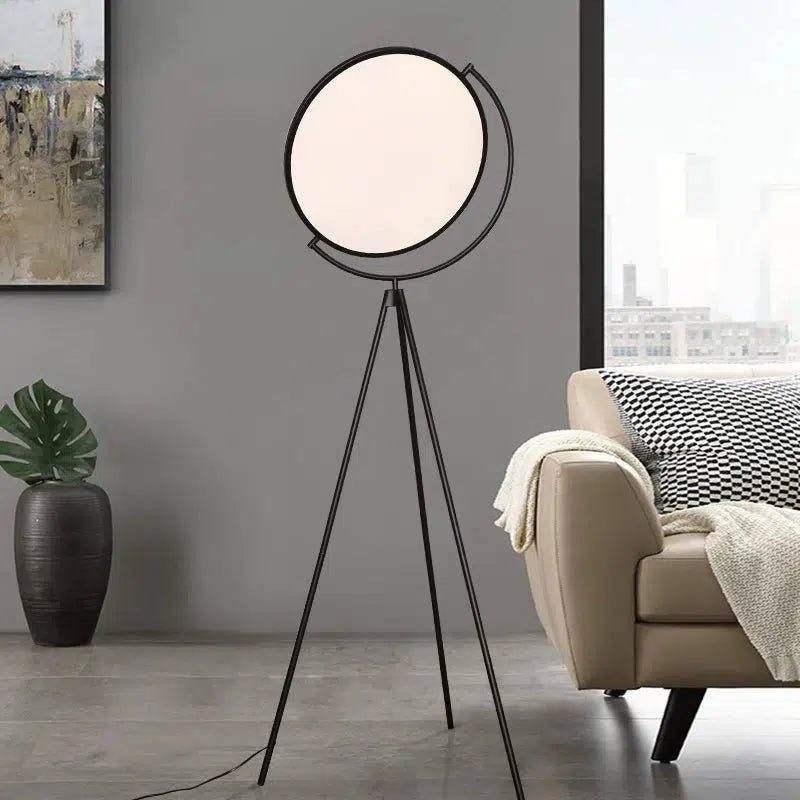 Keystone | Modern Stylish Tripod Floor Lamp with Rotating Light Panel 3